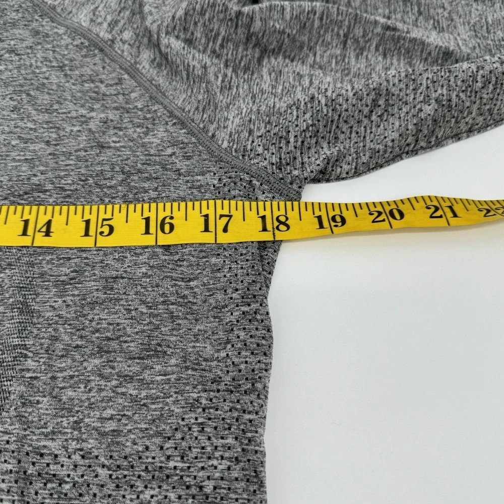 Lululemon Swiftly Tech Long Sleeve 2.0 Race Gray Running Top Athletic Women's 10